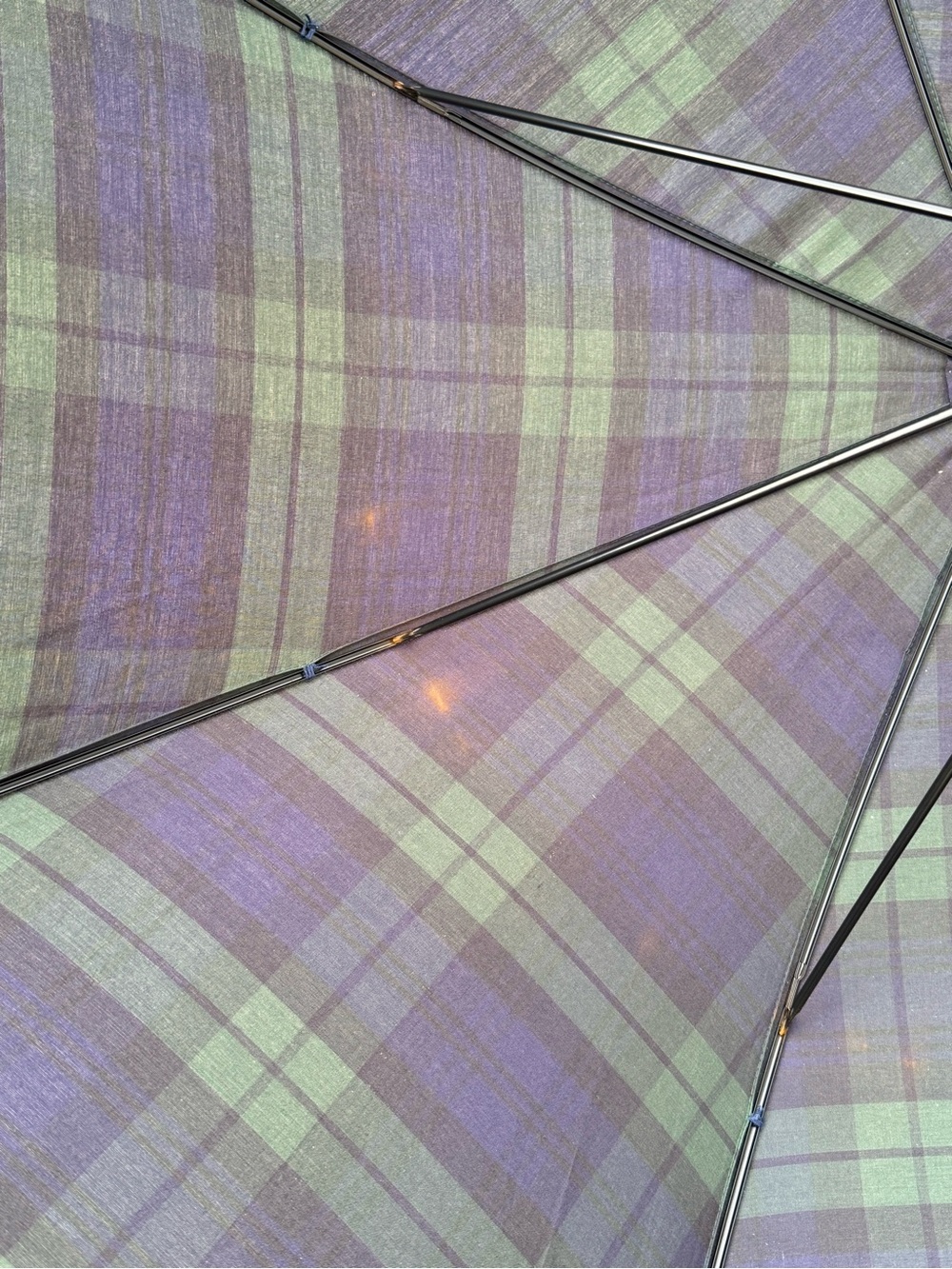Polo Ralph Lauren Umbrella Tartan Plaid Blackwatch Doorman Hook Crook Handle - Picture 7 of 14